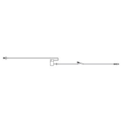 Becton Dickinson Half Set MedSystem III 20 Drops / mL Drip Rate 86 Inch Tubing 1 Port - M-335957-3147 - Case of 50