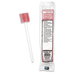 Sage Products Oral Swabstick Toothette® Foam Tip Untreated