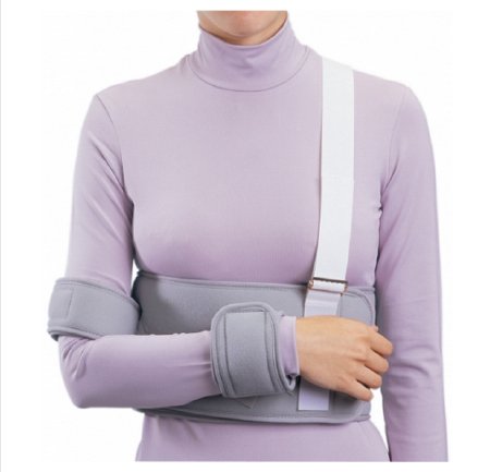 DJO Shoulder / Arm Immobilizer PROCARE® One Size Fits Most Fiber Laminate Contact Closure Left or Right Arm