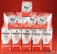 J & J Healthcare Systems Suture with Needle Monocryl™ Absorbable Uncoated Violet Suture Monofilament Poliglecaprone Size 2 - 0 36 Inch Suture 1-Needle 36 mm Length 1/2 Circle Taper Point Needle