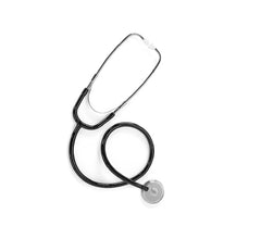 Welch Allyn Bowles Stethoscope Welch Allyn® Black 1-Tube 22 Inch Tube Single Head Chestpiece