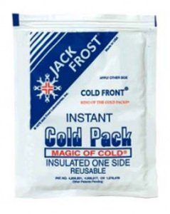 Cardinal Instant Cold Pack Cardinal Health™ Insulated General Purpose Medium 6 X 6-1/2 Inch Plastic / Ammonium Nitrate / Water Disposable