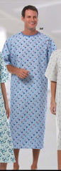 Fashion Seal Uniforms Patient Exam Gown Large Diamonds-in-the-Rough Print Reusable