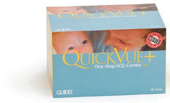 Quidel Rapid Test Kit QuickVue+® One-Step hCG Combo Fertility Test hCG Pregnancy Test Serum / Urine Sample 30 Tests