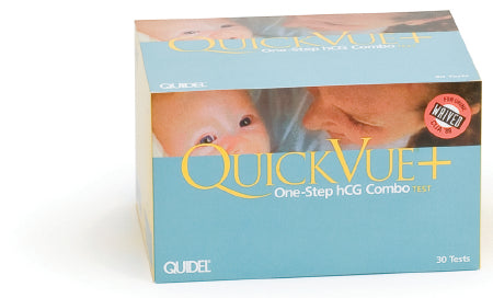 Quidel Rapid Test Kit QuickVue+® One-Step hCG Combo Fertility Test hCG Pregnancy Test Serum / Urine Sample 90 Tests