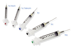 Retractable Technologies Syringe with Hypodermic Needle VanishPoint® 3 mL 20 Gauge 1 Inch Attached Needle Retractable Needle