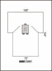 O&M Halyard Inc Abdominal Drape Pediatric Laparotomy Drape 100 W X 72 W X 124 L Inch Sterile