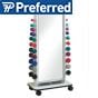 Combo Mirror - Ankle/Wrist Weight - Band & Dumbbell Rack