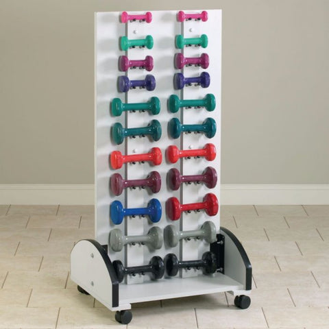 Mobile Ankle/Wrist Weight & Dumbbell Rack