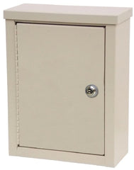 Omnimed Storage Cabinet Wall Mount Heavy Duty Steel 1 or 2 Shelves Flat Key Lock