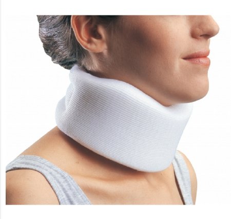 DJO Cervical Collar ProCare® Universal Contoured / Medium Density Adult One Size Fits Most One-Piece 2-1/2 Inch Height 24 Inch Length 10-1/2 to 24 Inch Neck Circumference