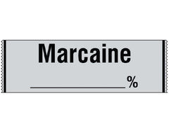 Shamrock Scientific Drug Label Shamrock Anesthesia Label Marcaine______% Gray 1/2 X 1 Inch - M-355480-2510 - Roll of 1