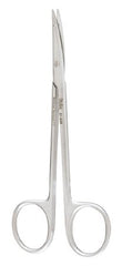 Miltex Suture Scissors Miltex® Littler 4-5/8 Inch Length OR Grade German Stainless Steel NonSterile Finger Ring Handle Curved Blade Sharp Tip / Sharp Tip - M-356117-1379 - Each