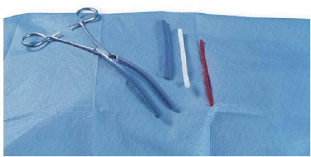 Clamp Cover 3.2 L X 150 W mm, White, Fabric, Radiopaque,Sterile