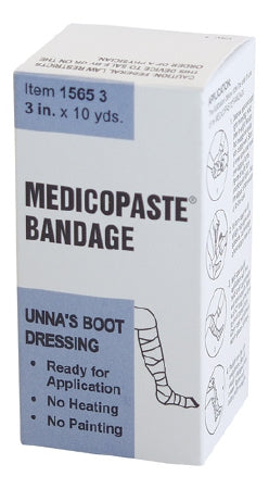 Graham-Field Unna Boot Medicopaste® 3 Inch X 10 Yard Gauze Zinc Oxide