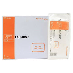 Smith & Nephew Anti-Shear Absorbent Dressing Exu-Dry Pediatric Polyethylene / Rayon / Cellulose 6 X 9 Inch