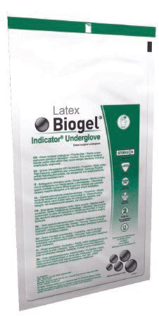 Molnlycke Underglove Biogel® Indicator™ Size 6.5 Sterile Pair Latex Smooth Green - M-359956-1230 - Case of 200