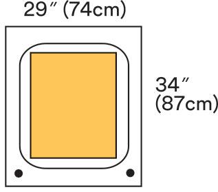 3M Surgical Drape 3M™ Steri-Drape™ 30 W X 35 L Inch Sterile