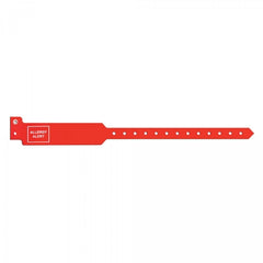 Precision Dynamics Identification Wristband Sentry® SuperBand® Alert Band Permanent Snap Allergy Alert - M-362549-4401 - Box of 250