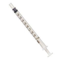 Becton Dickinson Oral Medication Syringe 1 mL Bulk Pack Luer Slip Tip Without Safety - M-362565-1817 - Bag of 100