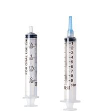 Becton Dickinson Oral Medication Syringe 10 mL Bulk Pack Luer Slip Tip Without Safety - M-362566-3575 - Box of 100