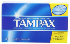 The Palm Tree Group Tampon Tampax® Regular Absorbency Cardboard Applicator Retail Box