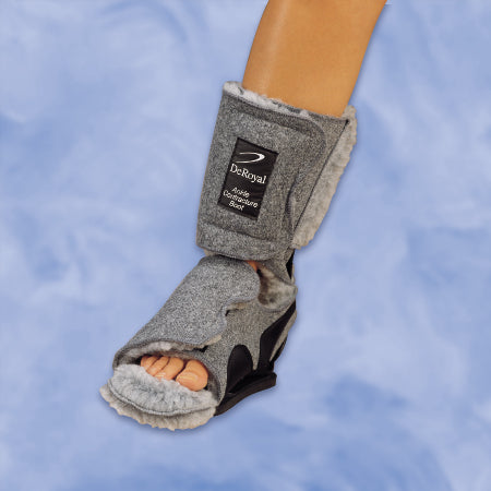 DeRoyal Ankle Contracture Boot DeRoyal® Large Hook and Loop Closure Left or Right Foot