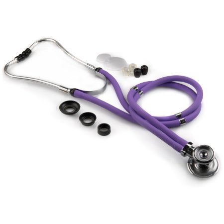 Sprague Stethoscope McKesson LUMEON™ Lavender 2-Tube 22 Inch Tube Double-Sided Chestpiece