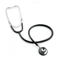 Classic Stethoscope McKesson Black 1-Tube 22 Inch Tube Double-Sided Chestpiece