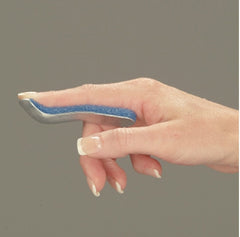 DeRoyal Finger Splint DeRoyal® Without Fastening Left or Right Hand Silver