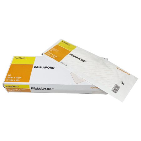 Smith & Nephew Adhesive Dressing Primapore 4 X 11-3/4 Inch Polyester Rectangle White Sterile