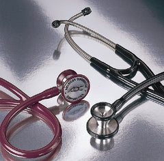 American Diagnostic Corp Cardiology Stethoscope Adscope® Burgundy 1-Tube 19 Inch Tube Double-Sided Chestpiece