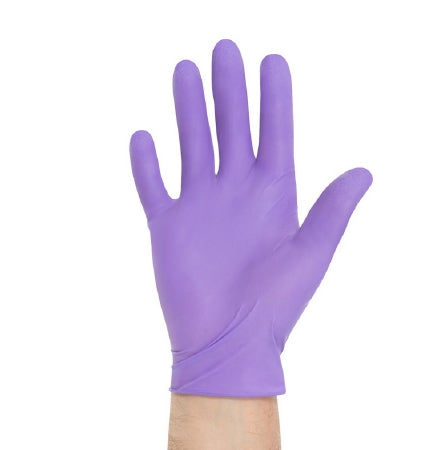 O&M Halyard Inc Exam Glove Purple Nitrile-Xtra™ X-Small NonSterile Nitrile Extended Cuff Length Textured Fingertips Purple Chemo Tested - M-365064-4533 - Case of 500