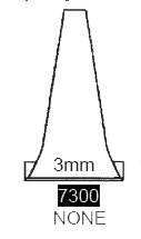 Specline Ear Speculum Tip Round Tip Plastic 3 mm Disposable