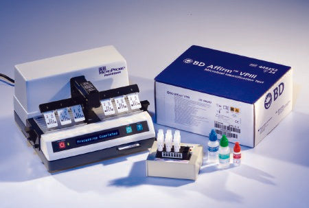 BD Test Kit Affirm™ VPIII Microbial Identification Candida Species / Gardnerella Vaginalis / Trichomonas Vaginalis Vaginal Secretion Sample 24 Tests