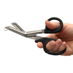 American Diagnostic Corp Utility Shears Medicut™ 7-1/4 Inch Length Stainless Steel / Polypropylene NonSterile Finger Ring Handle Angled Blunt Tip / Blunt Tip M-366720-934 | Each