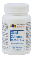 Stool Softener Geri-Care® Tablet 100 per Bottle 100 mg Strength Docusate Sodium