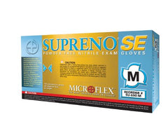 Microflex Medical Exam Glove Supreno® SE X-Small NonSterile Nitrile Standard Cuff Length Textured Fingertips Blue Not Chemo Approved - M-368036-1939 - Case of 1000