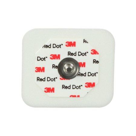 3M ECG Snap Electrode 3M™ Red Dot™ Monitoring Radiolucent 10 per Pack