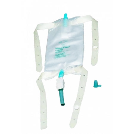 Bard Urinary Leg Bag Bard® Dispoz-a-Bag® Anti-Reflux Valve Sterile 19 oz. Vinyl