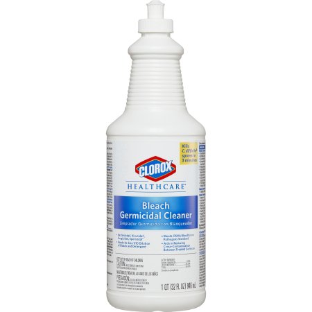 The Clorox Company Clorox Healthcare® Bleach Germicidal Surface Disinfectant Cleaner Germicidal Liquid 32 oz. Bottle Fruity Floral Bleach Scent NonSterile - M-369427-2447 - Case of 6