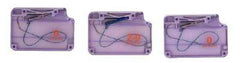 Suture Loading Unit Suture Assistant with Ethibond Excel EEN (Canoe) Needle NonAbsorbable Braided Polyester Green Size 2-0