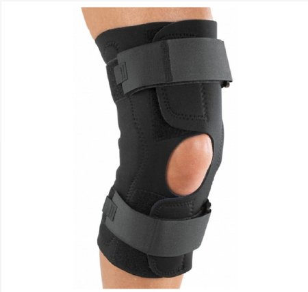 DJO Knee Brace Reddie® Brace Small Wraparound / Hook and Loop Straps 15-1/2 to 18 Inch Circumference Left or Right Knee