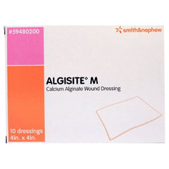 Smith & Nephew Calcium Alginate Dressing AlgiSite M 4 X 4 Inch Square Calcium Alginate Sterile
