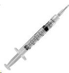 Becton Dickinson Cannula with Syringe Interlink® Blunt Tip 3 mL 17 Gauge - M-372369-3436 - Box of 100