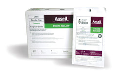 Ansell Surgical Glove ENCORE® Acclaim® Size 6 Sterile Pair Latex Extended Cuff Length Smooth Ivory Chemo Tested - M-372895-4364 - Each