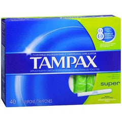The Palm Tree Group Tampon Tampax® Super Absorbency Cardboard Applicator Retail Box