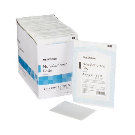 Non-Adherent Dressing McKesson Nylon / Polyester 2 X 3 Inch Sterile