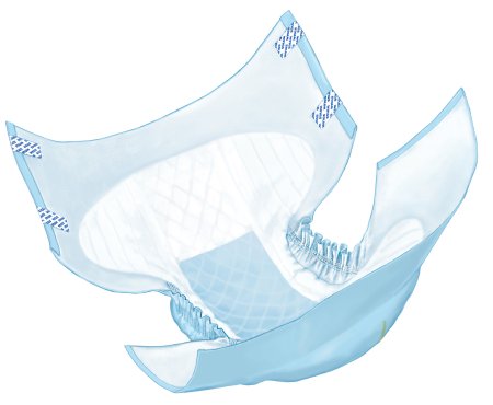 Cardinal Unisex Youth Incontinence Brief Wings™ Plus Small Disposable Heavy Absorbency - M-374385-3263 - Case of 96