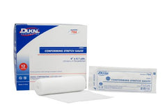 Dukal Conforming Bandage Dukal™ Polyester / Rayon 1-Ply 4 Inch X 4-1/10 Yard Roll Shape Sterile